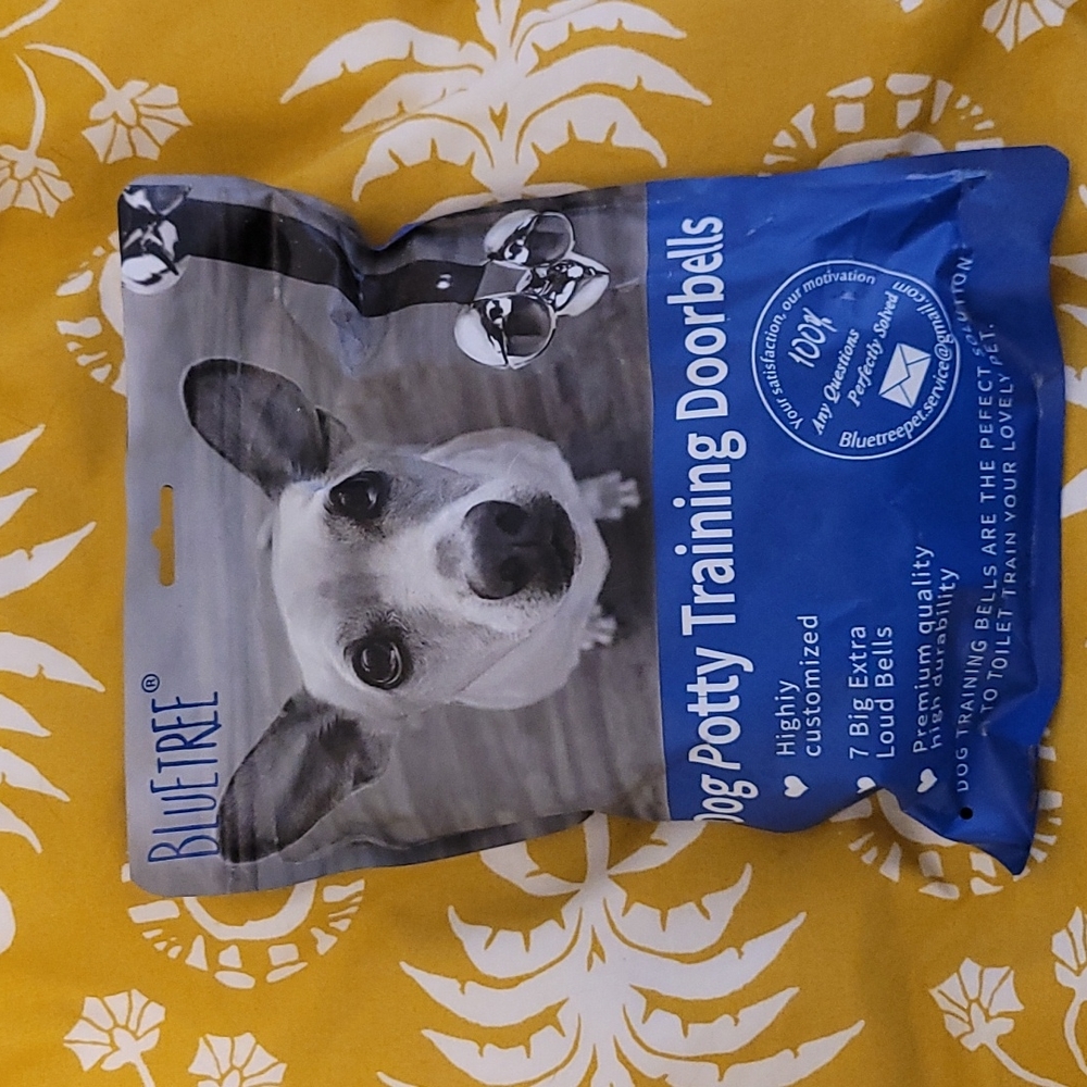 Dog potty training door bells